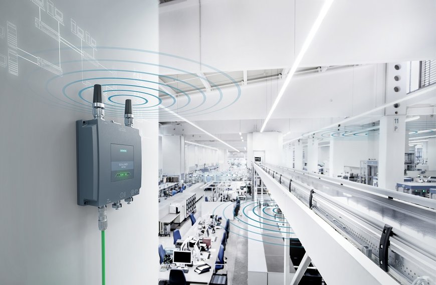 Siemens expands its wireless networking portfolio with Wi-Fi 6 for industrial applications
